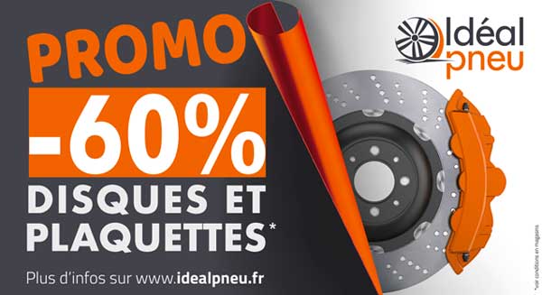 -60%* DISQUES ET PLAQUETTES DE FREINS TEXTAR ET SBS