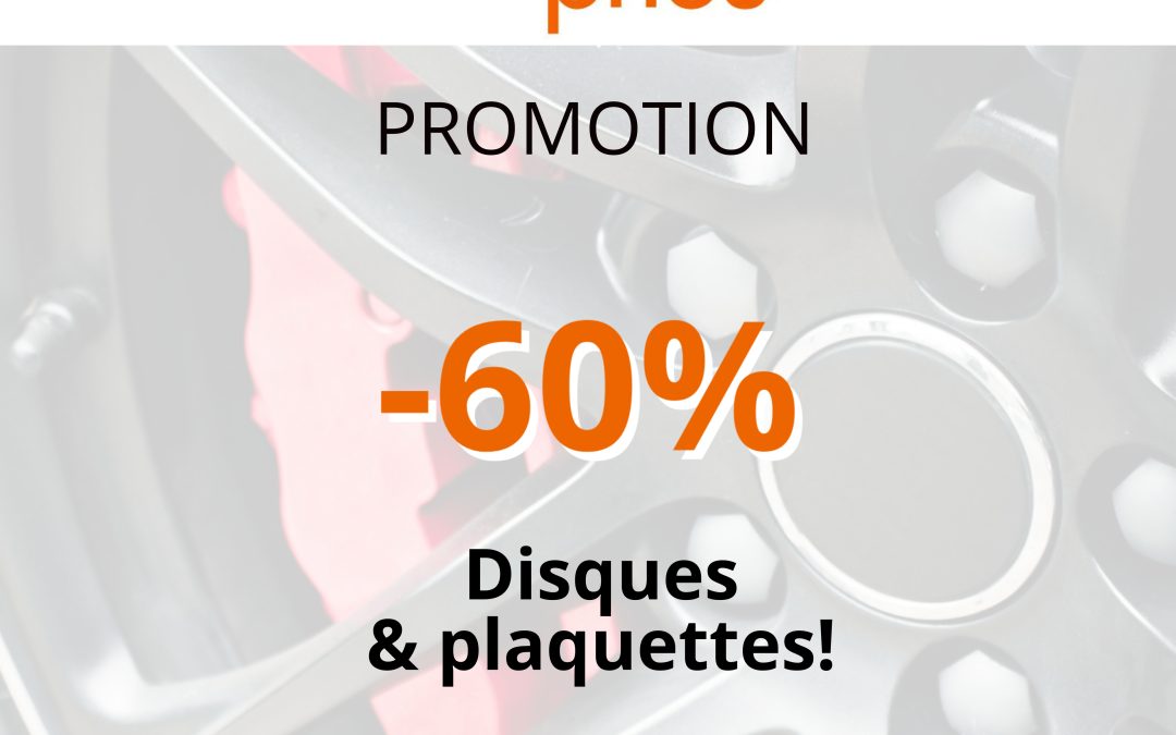 -60% DISQUES ET PLAQUETTES DE FREINS SBS